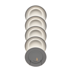 Ingo Maurer Jasna Kuchnia plate rack wall lamp