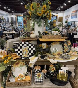 Sunflower melamine display_Mix it Up Home
