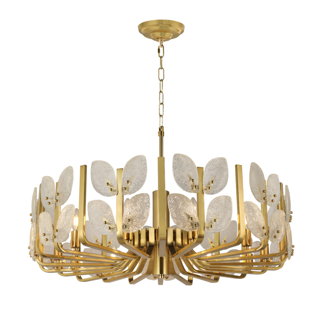 Varaluz Brass Tax chandelier