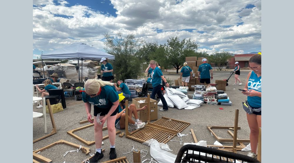 Welcome home: Industry volunteers refurbish housing for veterans