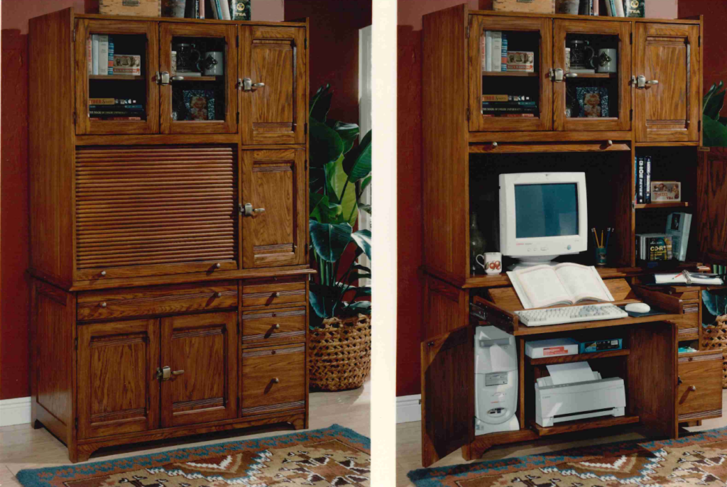 Riverside Hoosier Computer Cabinet