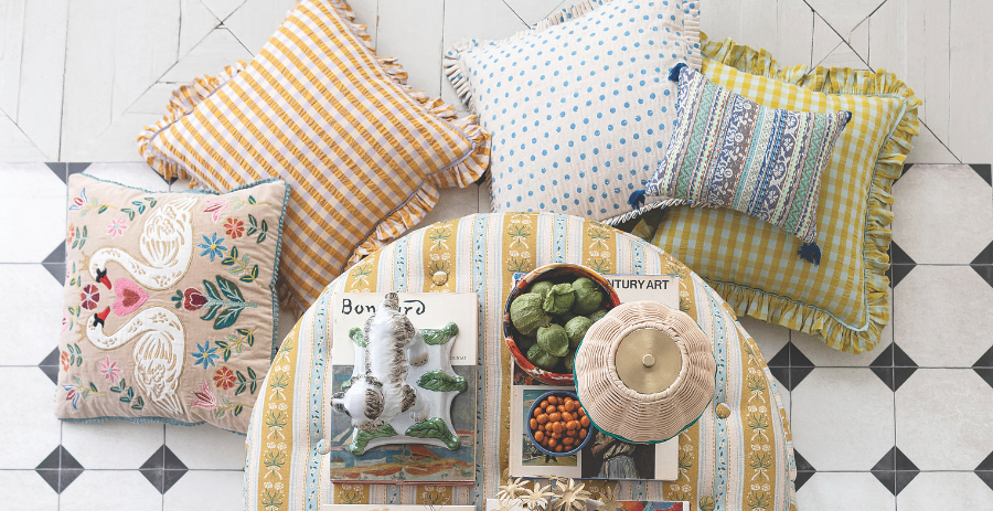 Throw pillows and home accents