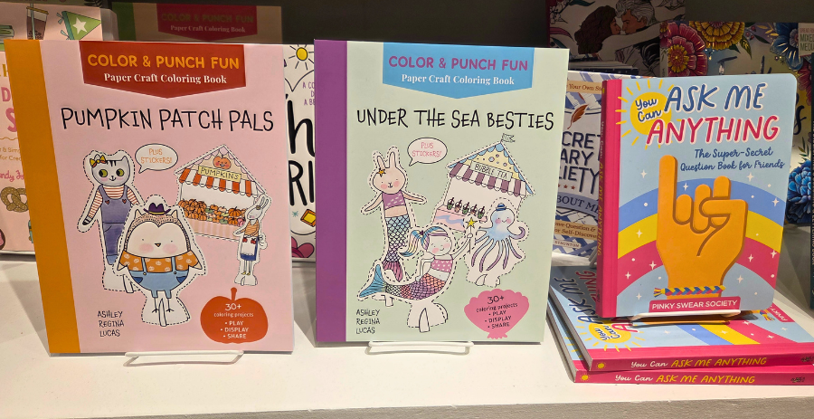 Schiffer Publishing activity books for best friends.