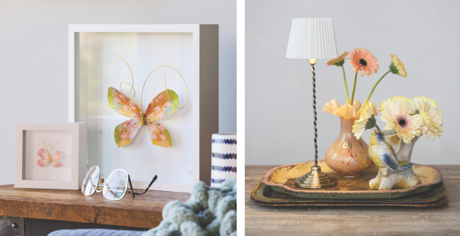 Demdaco art and Creative Co-Op decorative accents