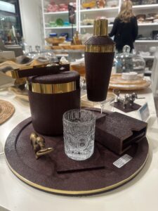 Blue Pheasant barware