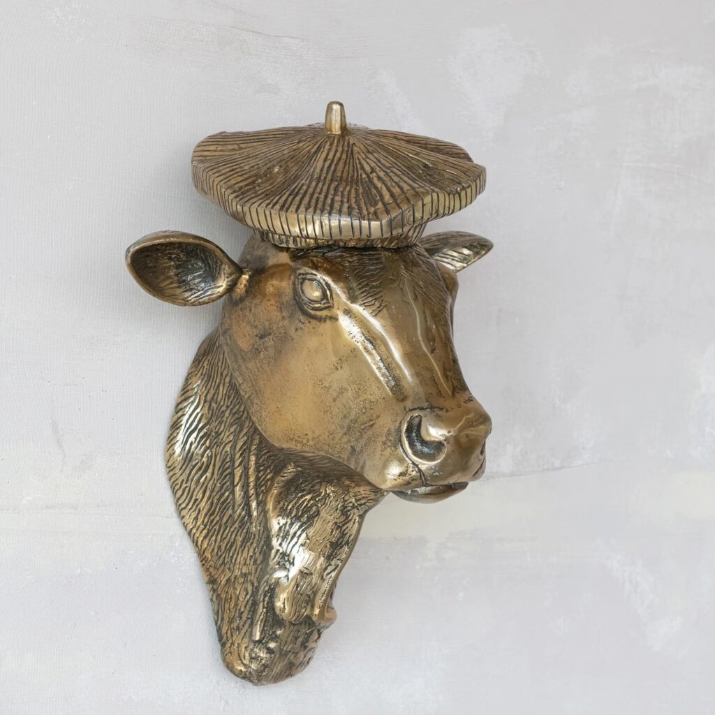 Creative Co-Op cow wall decor