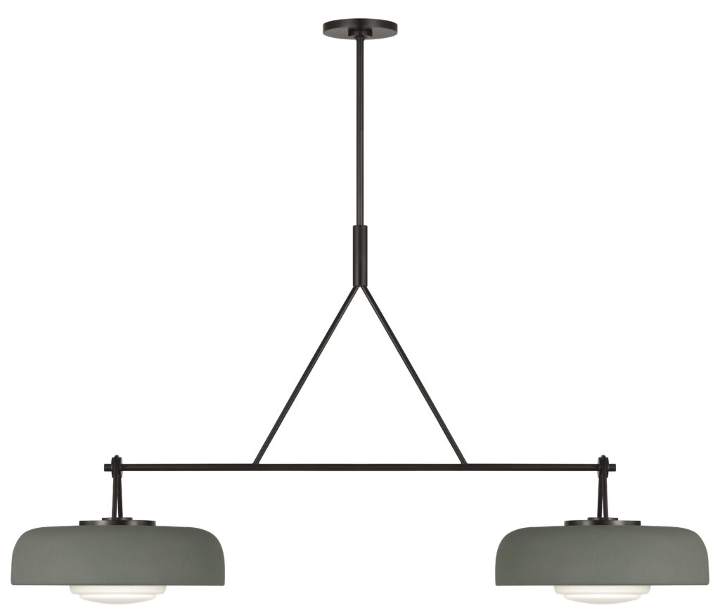 Richard June Liora linear pendant for Visual Comfort